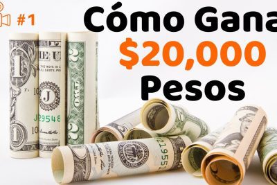 como conseguir 20 mil pesos en un mes